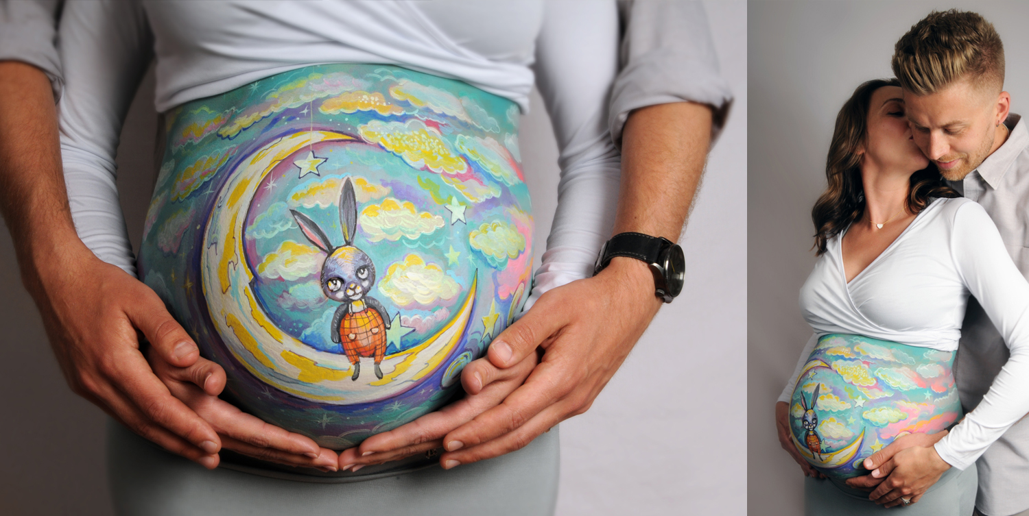 Maternity Bellypainting < Bodypainting and Fine Art by Lana Chromium