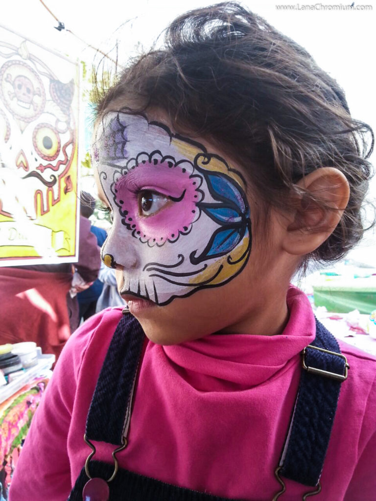 day of the dead face paint for kids