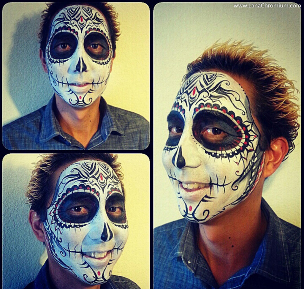 day of the dead face painting