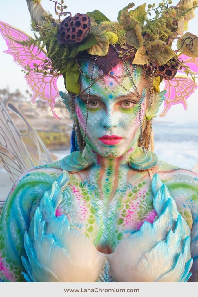 Avatar Halloween Cosplay Makeup Kit Cirque Du Soleil Na'vi SFX Costume New